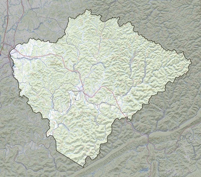 Knox County KY USGS topo map