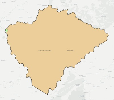Knox County KY school district boundaries map