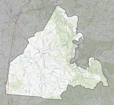 Larue County KY USGS topo map