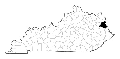 Lawrence County in Kentucky
