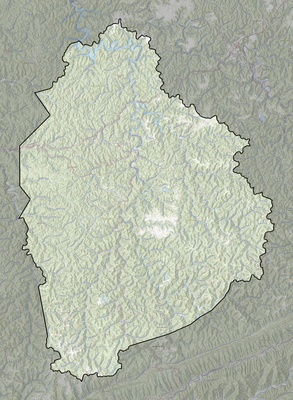 Leslie County KY USGS topo map