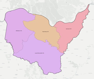 Lewis County KY townships and subdivisions map