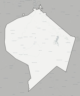 Lincoln County KY county basemap context