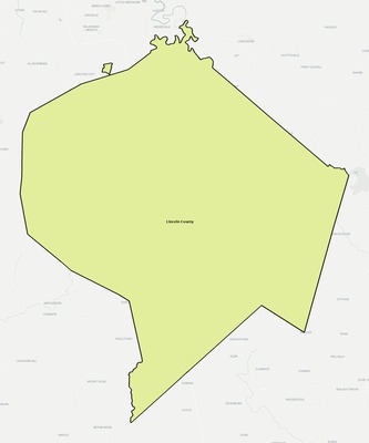 Lincoln County KY school district boundaries map