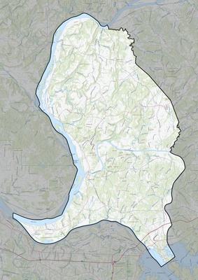 Livingston County KY USGS topo map