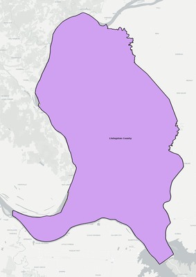 Livingston County KY school district boundaries map