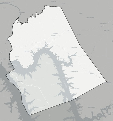 Lyon County KY county basemap context