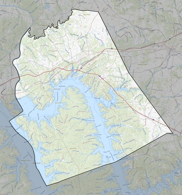 Lyon County KY USGS topo map
