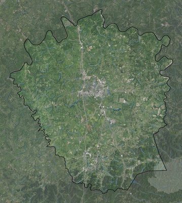 Madison County KY USGS imagery and topo map