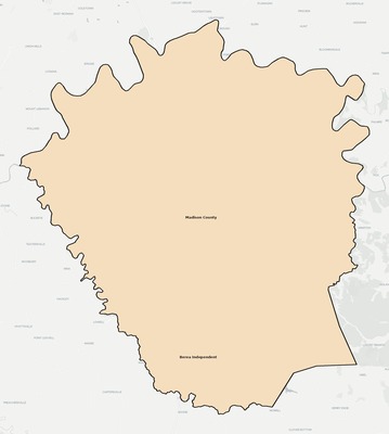 Madison County KY school district boundaries map