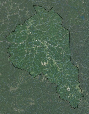 Magoffin County KY USGS imagery and topo map