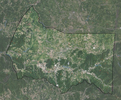 Marion County KY USGS imagery and topo map