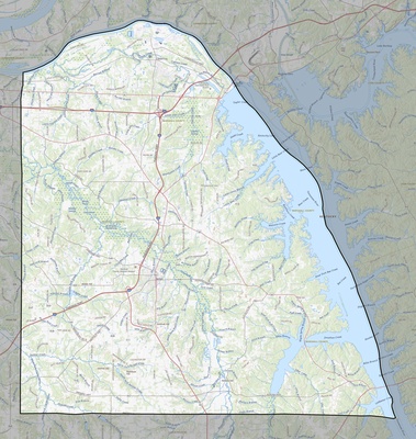 Marshall County KY USGS topo map