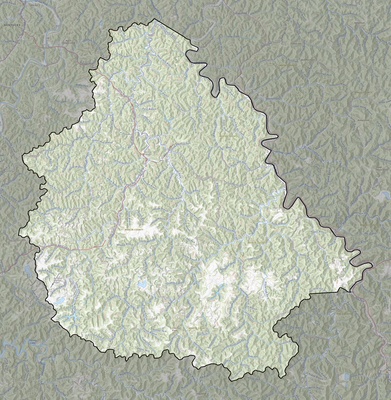 Martin County KY USGS topo map