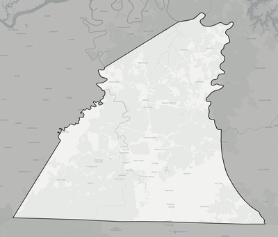 McCreary County KY county basemap context