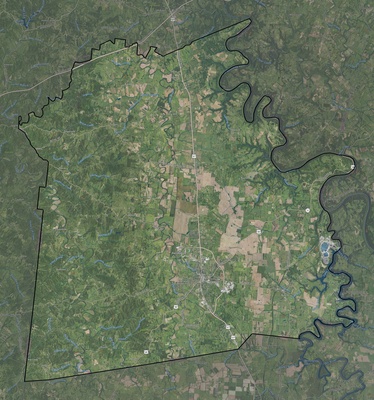 Mercer County KY USGS imagery and topo map