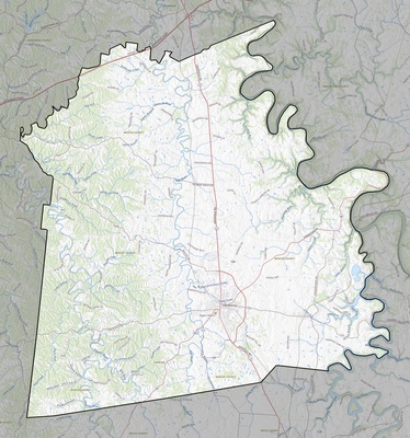 Mercer County KY USGS topo map