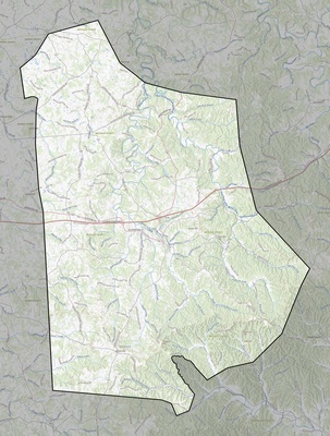 Metcalfe County KY USGS topo map