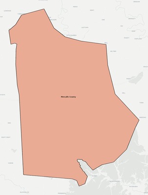 Metcalfe County KY school district boundaries map