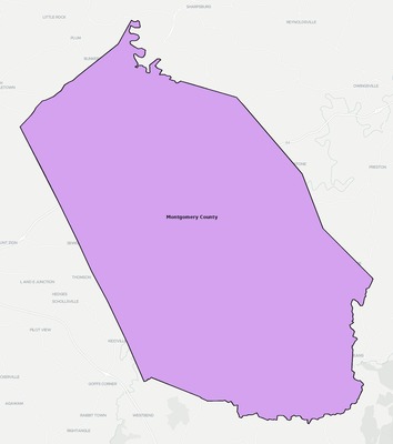Montgomery County KY school district boundaries map