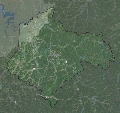 Morgan County KY USGS imagery and topo map