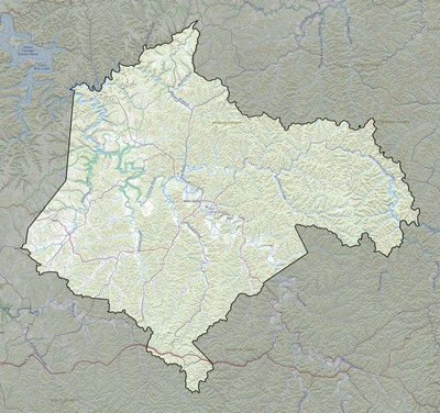 Morgan County KY USGS topo map