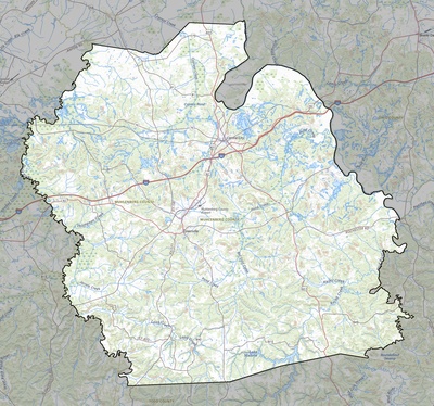 Muhlenberg County KY USGS topo map