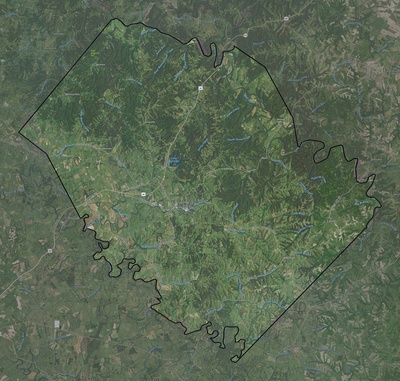 Nicholas County KY USGS imagery and topo map