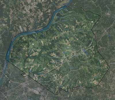 Oldham County KY USGS imagery and topo map