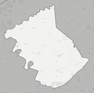 Owen County KY county basemap context