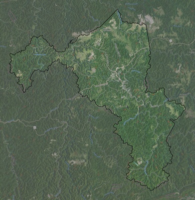 Perry County KY USGS imagery and topo map
