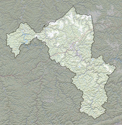 Perry County KY USGS topo map
