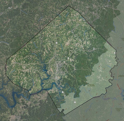 Pulaski County KY USGS imagery and topo map