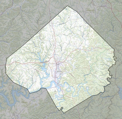 Pulaski County KY USGS topo map