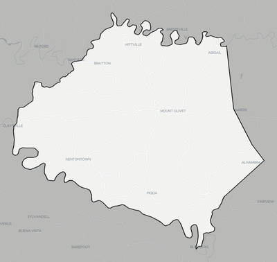 Robertson County KY county basemap context