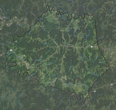 Robertson County KY USGS imagery and topo map