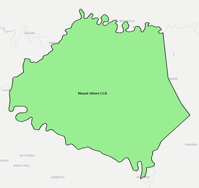 Robertson County KY townships and subdivisions map