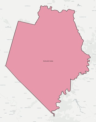 Rockcastle County KY school district boundaries map
