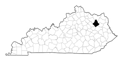 Rowan County in Kentucky