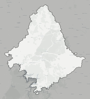 Rowan County KY county basemap context