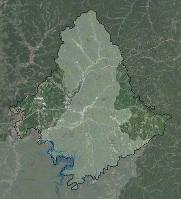 Rowan County KY USGS imagery and topo map