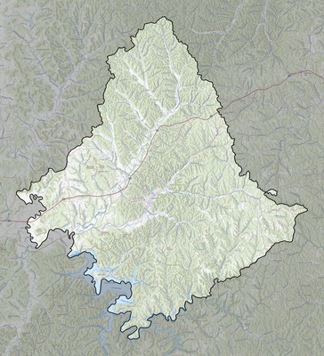 Rowan County KY USGS topo map