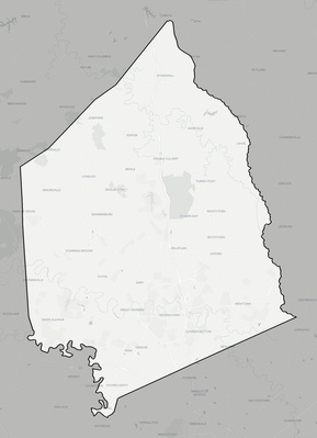 Scott County KY county basemap context