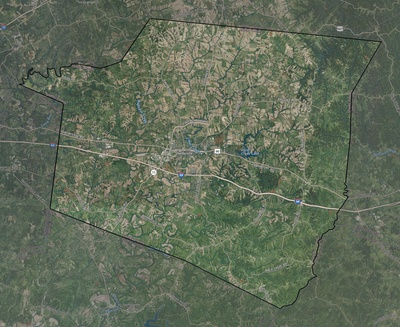 Shelby County KY USGS imagery and topo map