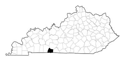 Simpson County in Kentucky