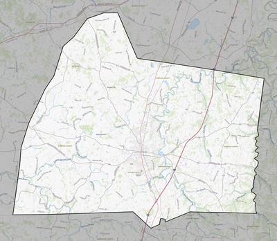 Simpson County KY USGS topo map