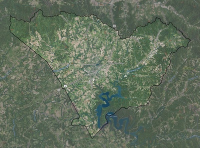 Taylor County KY USGS imagery and topo map