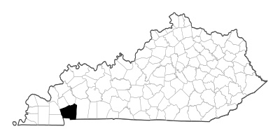 Trigg County in Kentucky