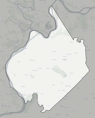 Union County KY county basemap context