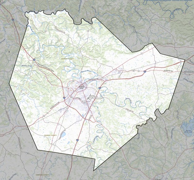 Warren County KY USGS topo map